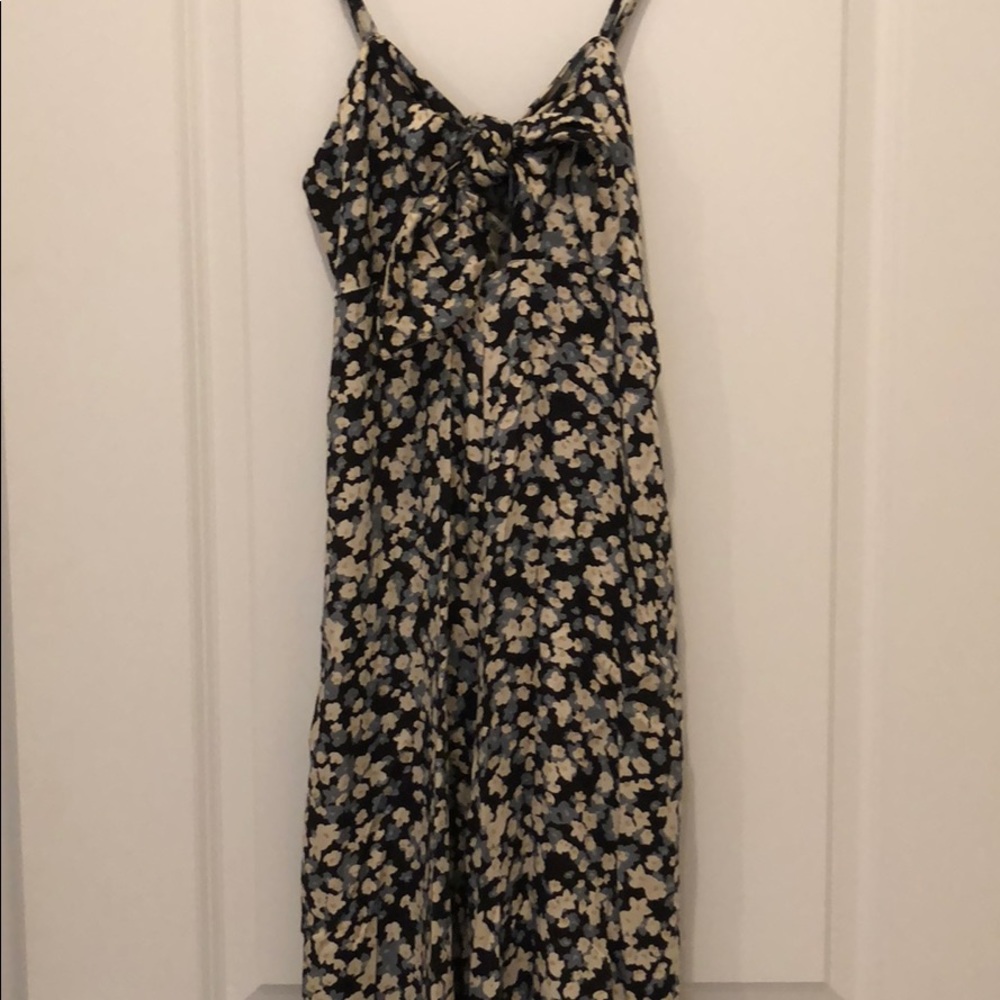 Billabong Floral Printed Tie Front Jumper